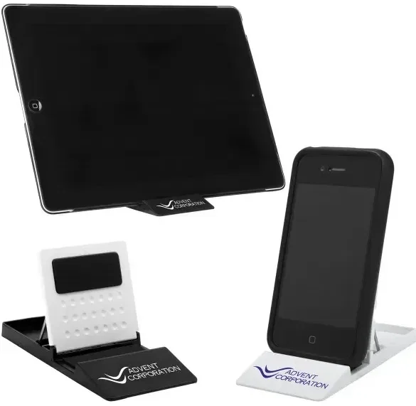 Logo Cell Phone & Tablet Stand — view 2