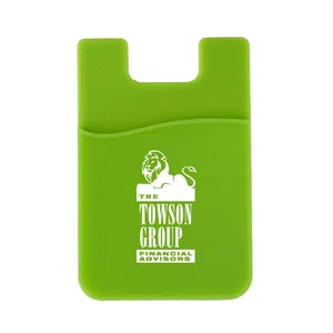 Adhesive Cellphone Card Wallet, 2.25 x 3.25 Inch Plastic, 1-Color Imprint