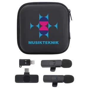Center Stage Portable Wireless Lavalier Microphone - Set of 2