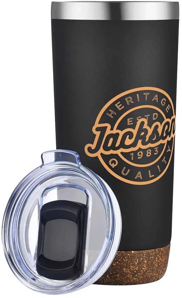 Custom logo Cerano 22 oz vacuum tumbler, side profile of the promotional stainless steel drinkware