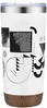 Cerano 22 oz Cork Base Vacuum Tumbler in White