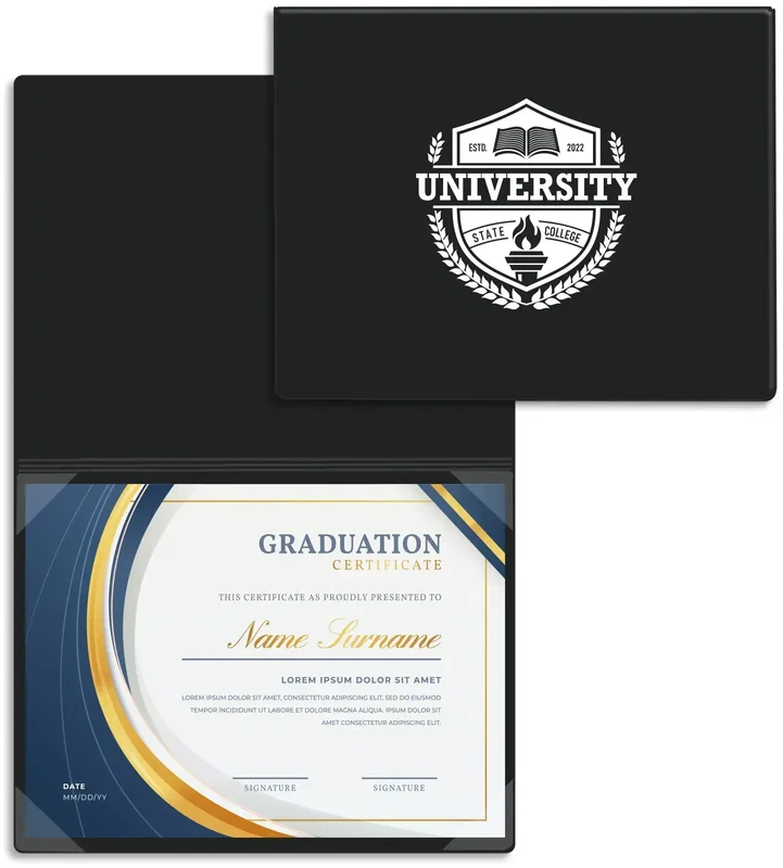 Custom 4-Corner Certificate Holders