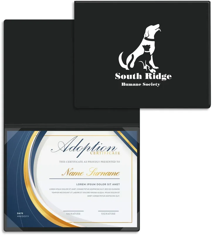 Custom 4-Corner Certificate Holders — view 10