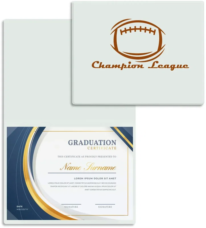 Custom 4-Corner Certificate Holders — view 2
