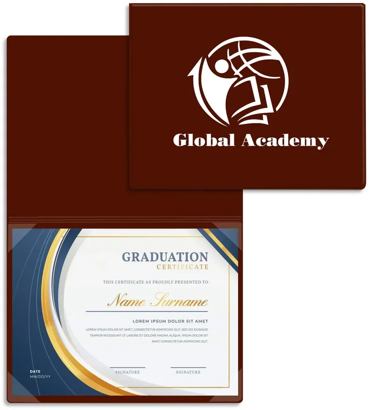 Custom 4-Corner Certificate Holders — view 20