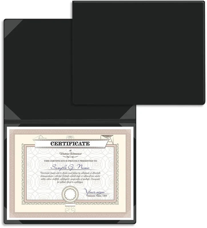 Custom/Branded Certificate/Diploma Holders (8 Corners) — view 12