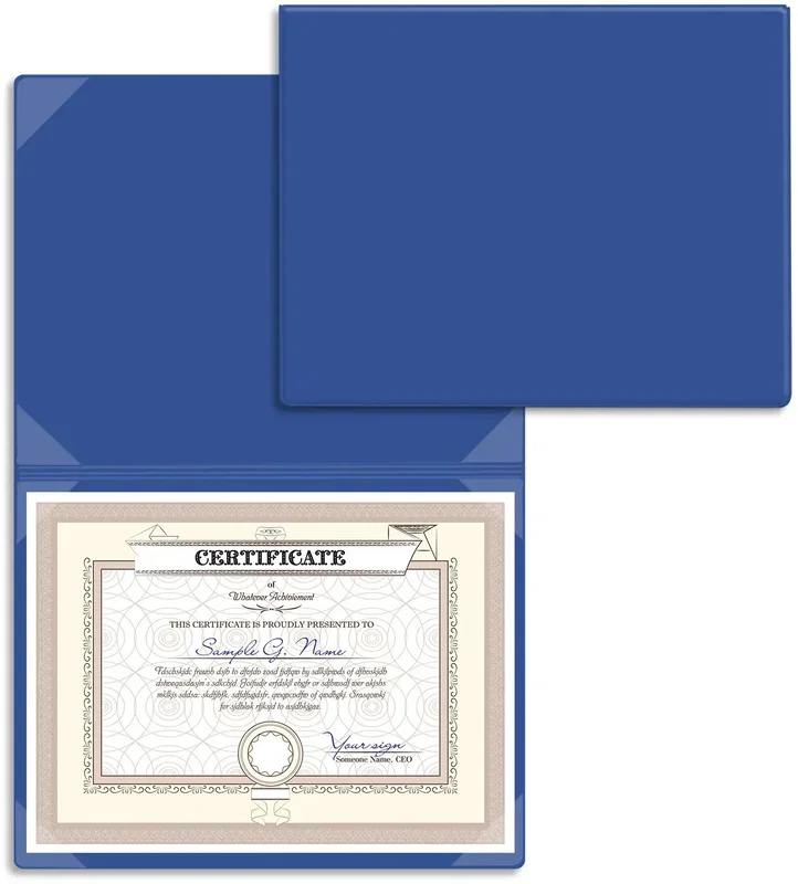Custom/Branded Certificate/Diploma Holders (8 Corners) — view 20