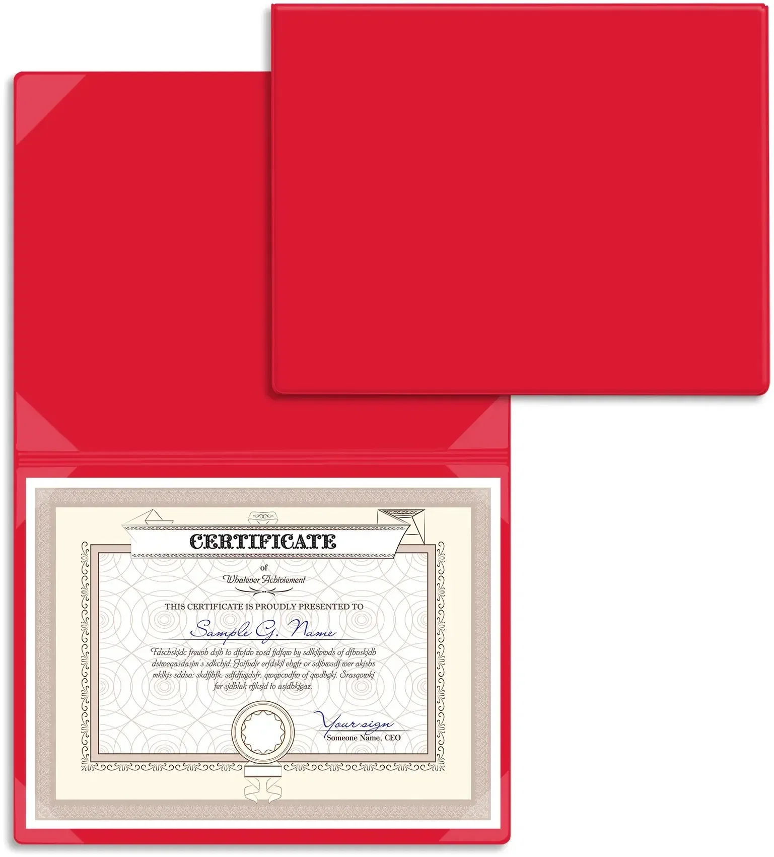 Custom/Branded Certificate/Diploma Holders (8 Corners) — view 3