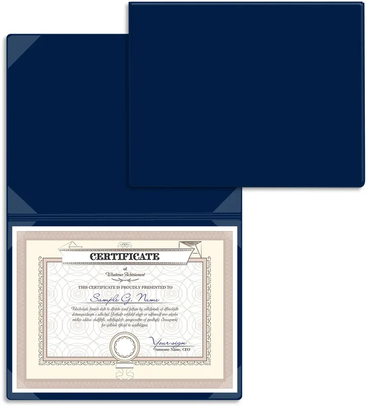 Custom/Branded Certificate/Diploma Holders (8 Corners) — view 4