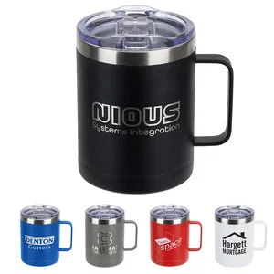 Ceva 14 oz Powder-Coated Insulated Mug