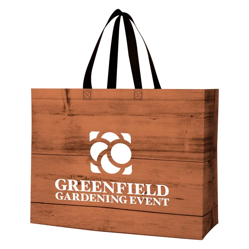 Chalet Laminated Non-Woven Tote Bag — view 2