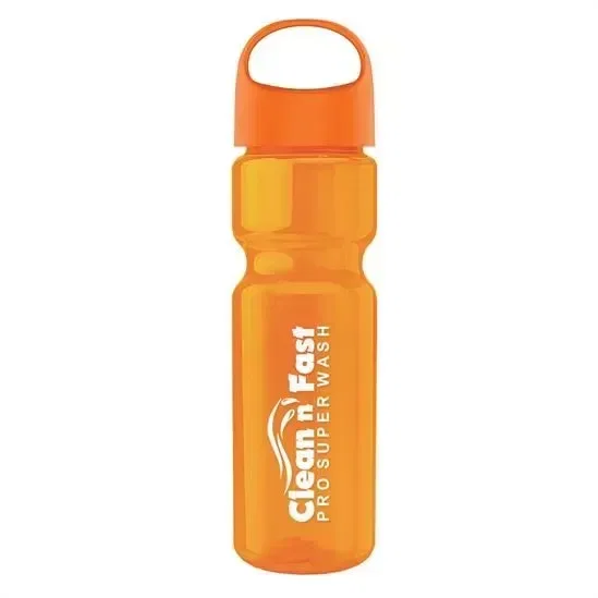 Champ Bottle with Oval Crest Lid - 28 oz. — view 3