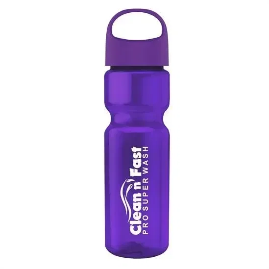 Champ Bottle with Oval Crest Lid - 28 oz. — view 4