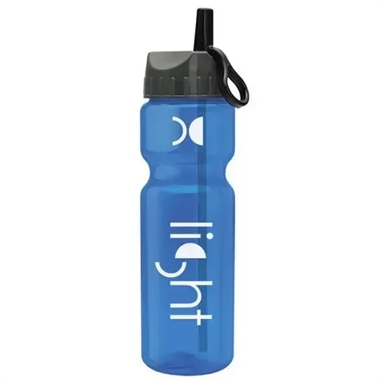 Champ Bottle with Ring-Straw Lid (28 oz.) — view 7