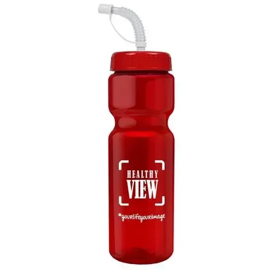 Champ Bottle with Straw Lid (28 oz.) — view 3