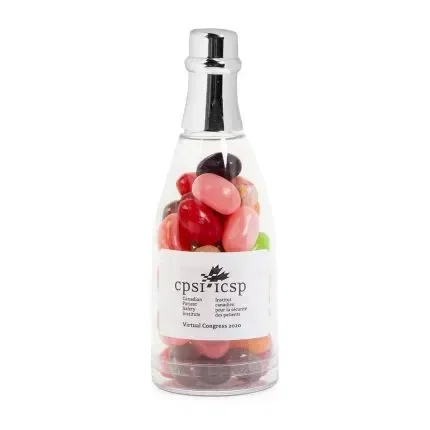 Champagne Bottle with Hershey Chocolate Kisses — view 3