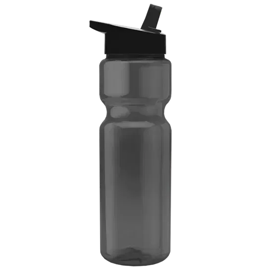 Custom Branded 28 oz. Transparent Bottle - Flip Straw Lid — view 10