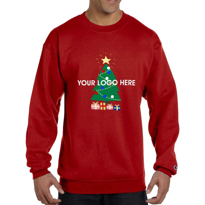 Champion® Double Dry Eco® Crewneck "Ugly Sweater" Sweatshirt — view 13
