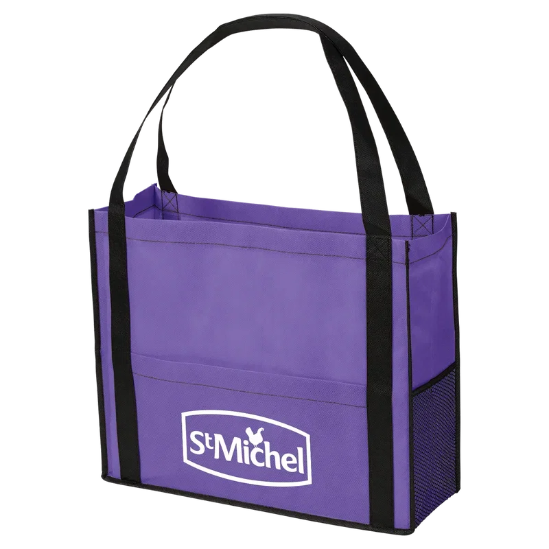 Personalized Non-Woven Mesh Tote — view 2