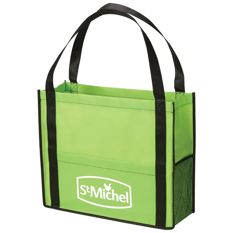 Personalized Non-Woven Mesh Tote — view 3