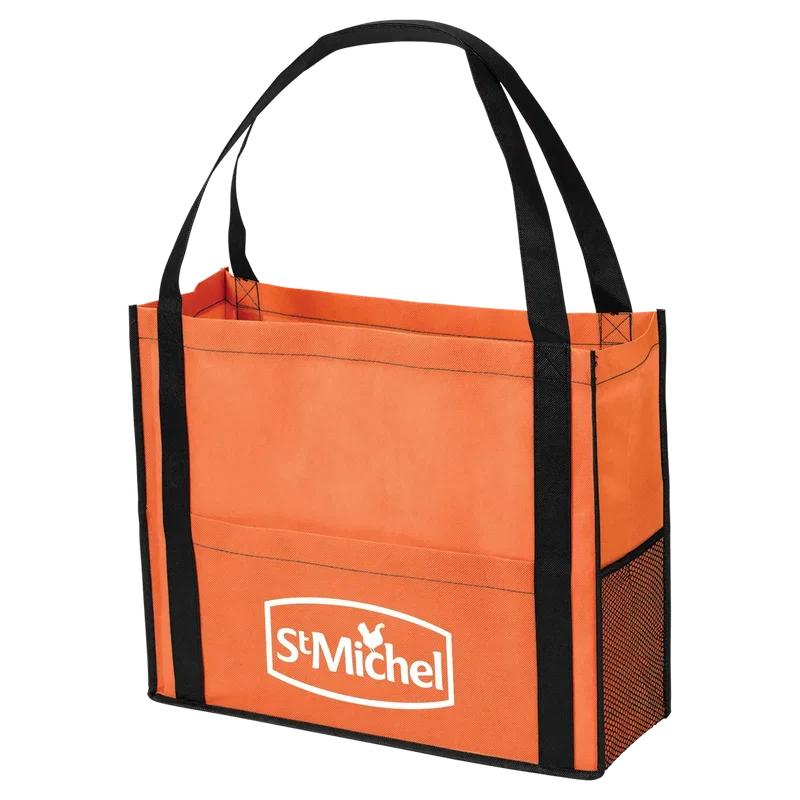 Personalized Non-Woven Mesh Tote — view 4