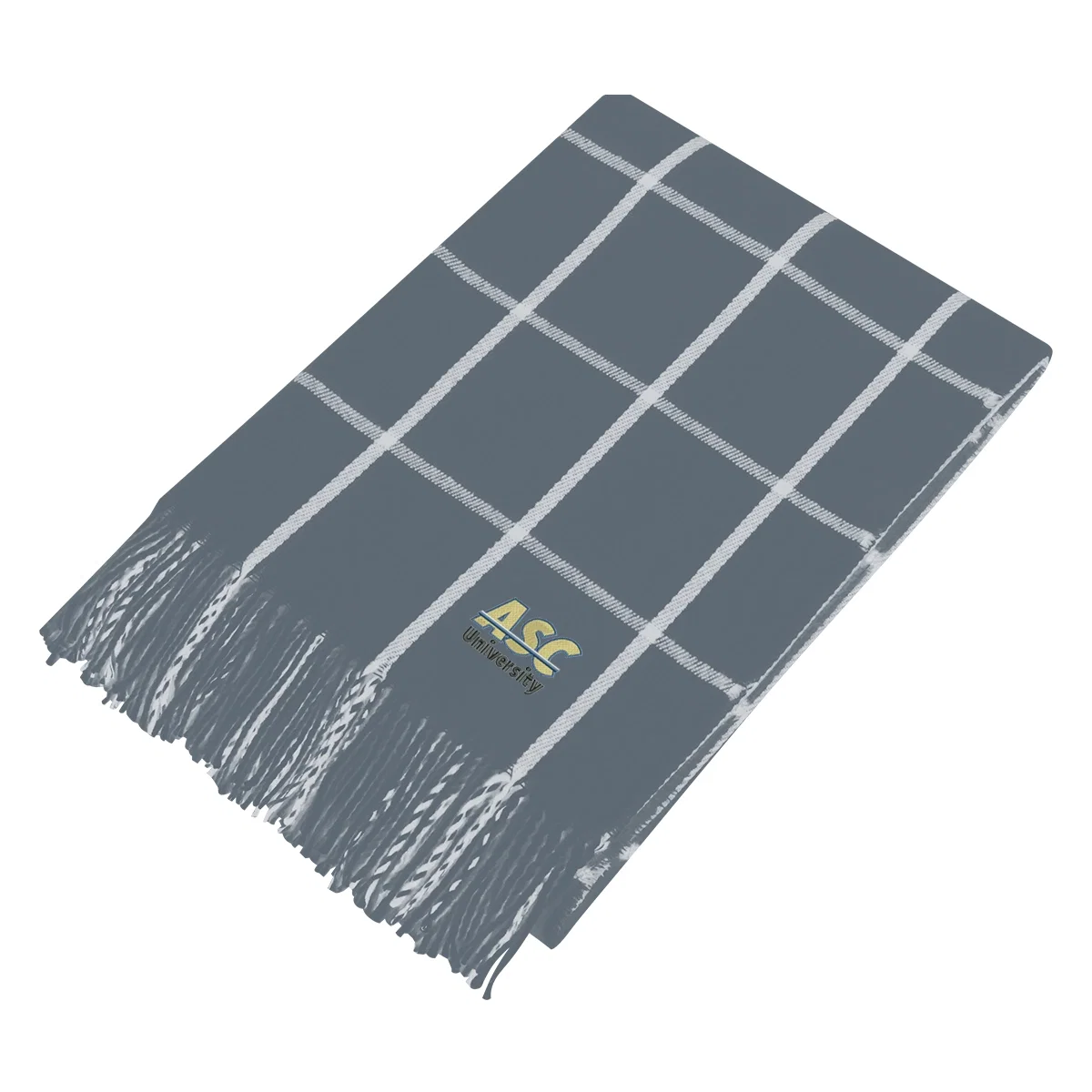 Gray and white pattern shown across the full spread