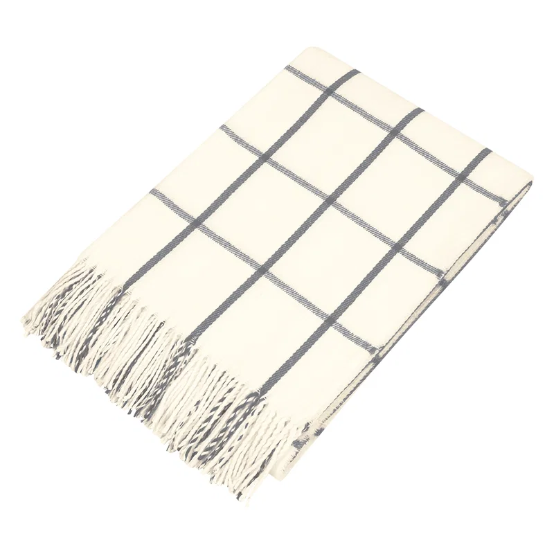 Charleston Fringed Throw Blanket — view 6