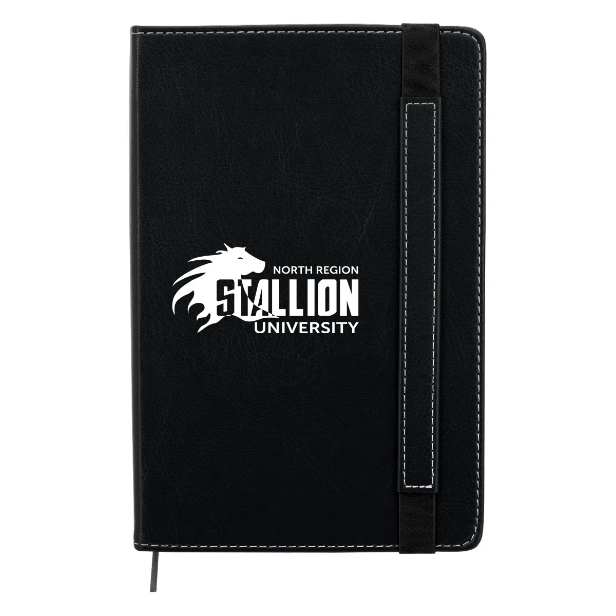 Journal held in one hand while open