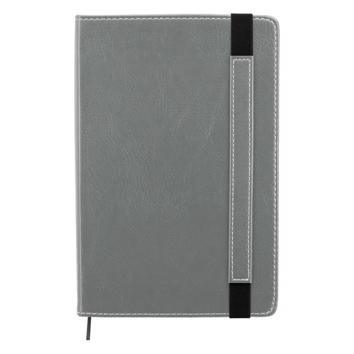 Angled shot of the journal on a desk surface