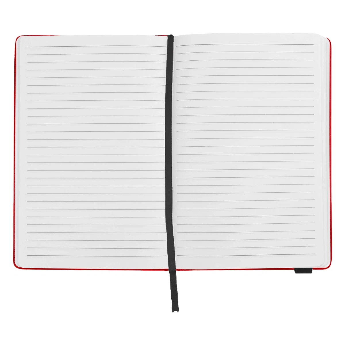 Corner detail of the bound cover material