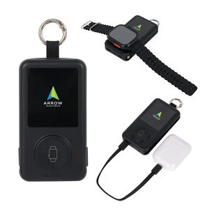 Charter 6200mAh Light Up Power Bank with Watch Charger & Keyring
