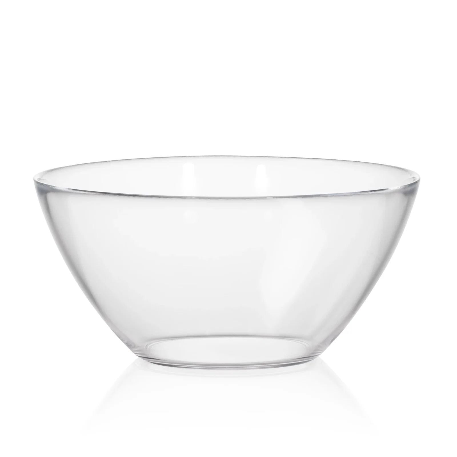 Custom Clear Glass Bowl Award, crystal vase for volunteer appreciation