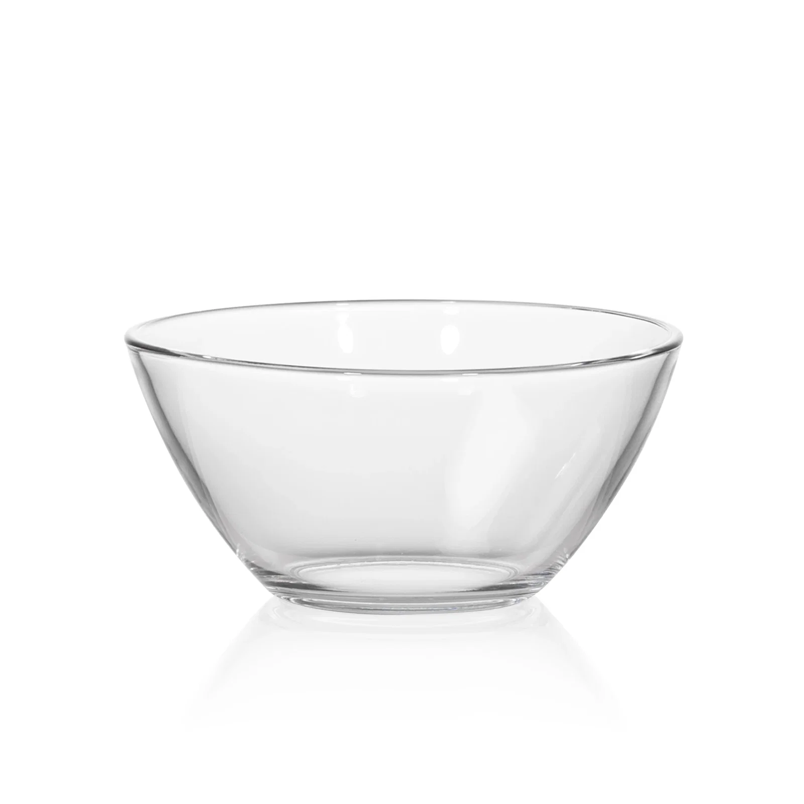 Custom Clear Glass Bowl Award, crystal vase for donor appreciation