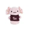 Chelsea Teddy Bear™ Shorties - 4" Plush in Axolotl