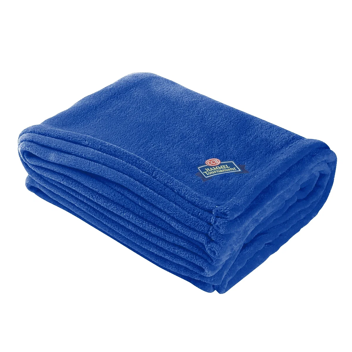 Chenille blanket draped to show its full width