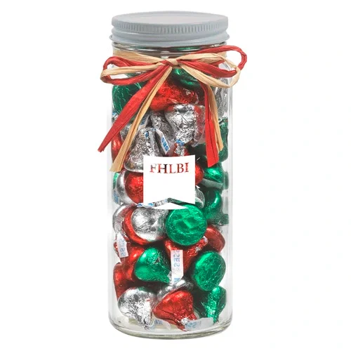 Chic Glass Mason Jar with Raffia Bow — view 4