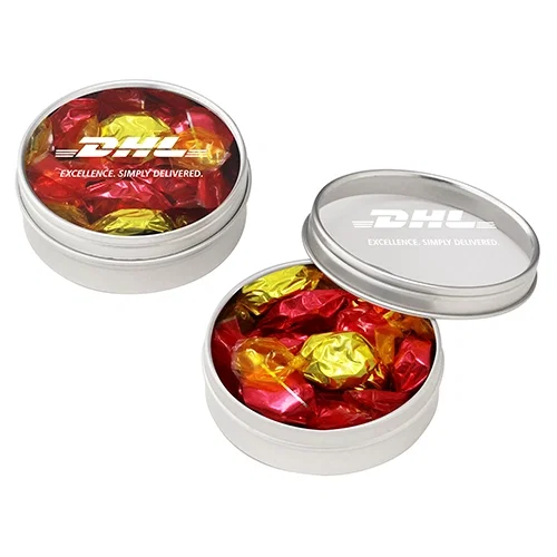 Chic Round Window Tin Storage Jar — view 2