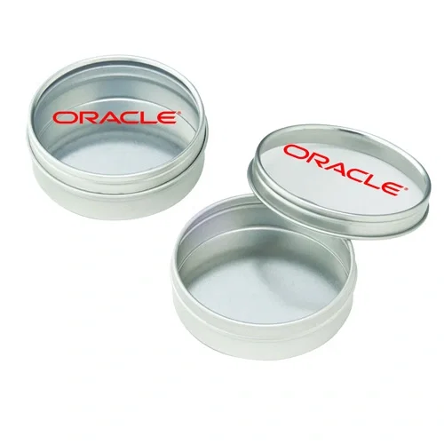 Chic Round Window Tin Storage Jar — view 4