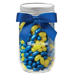 Chic Satin Bow Glass Mason Jar (16 oz)