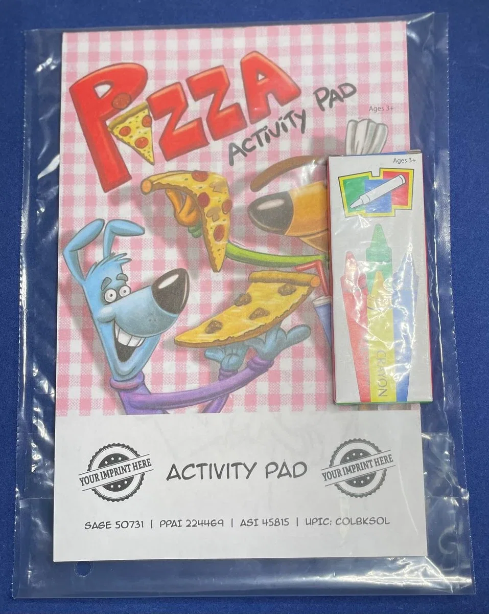 Children’s Pizza Activity Pad Fun Pack - Educational and Interactive