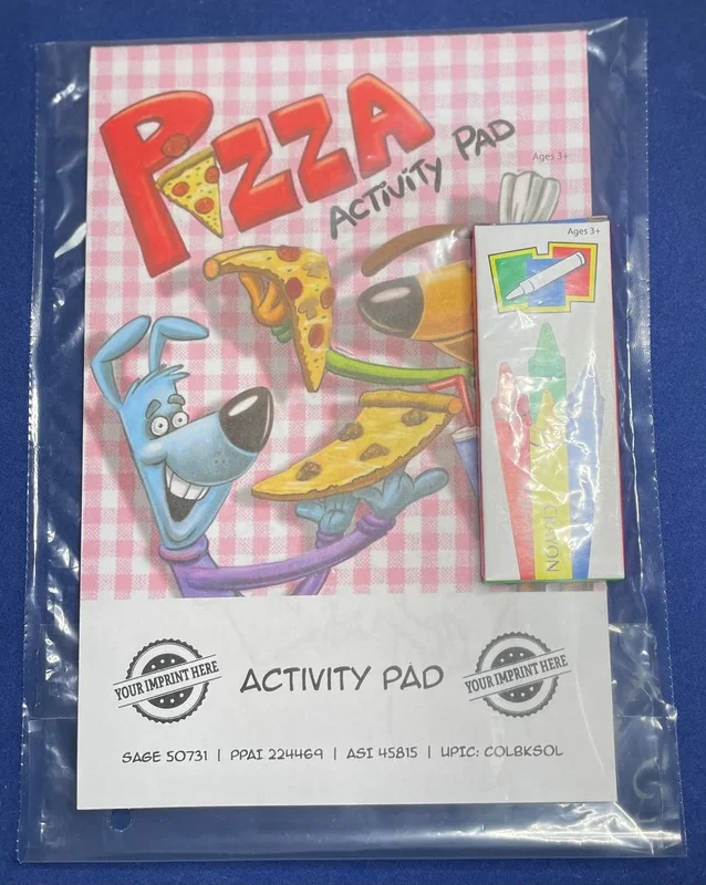Children’s Pizza Activity Pad Fun Pack - Educational and Interactive