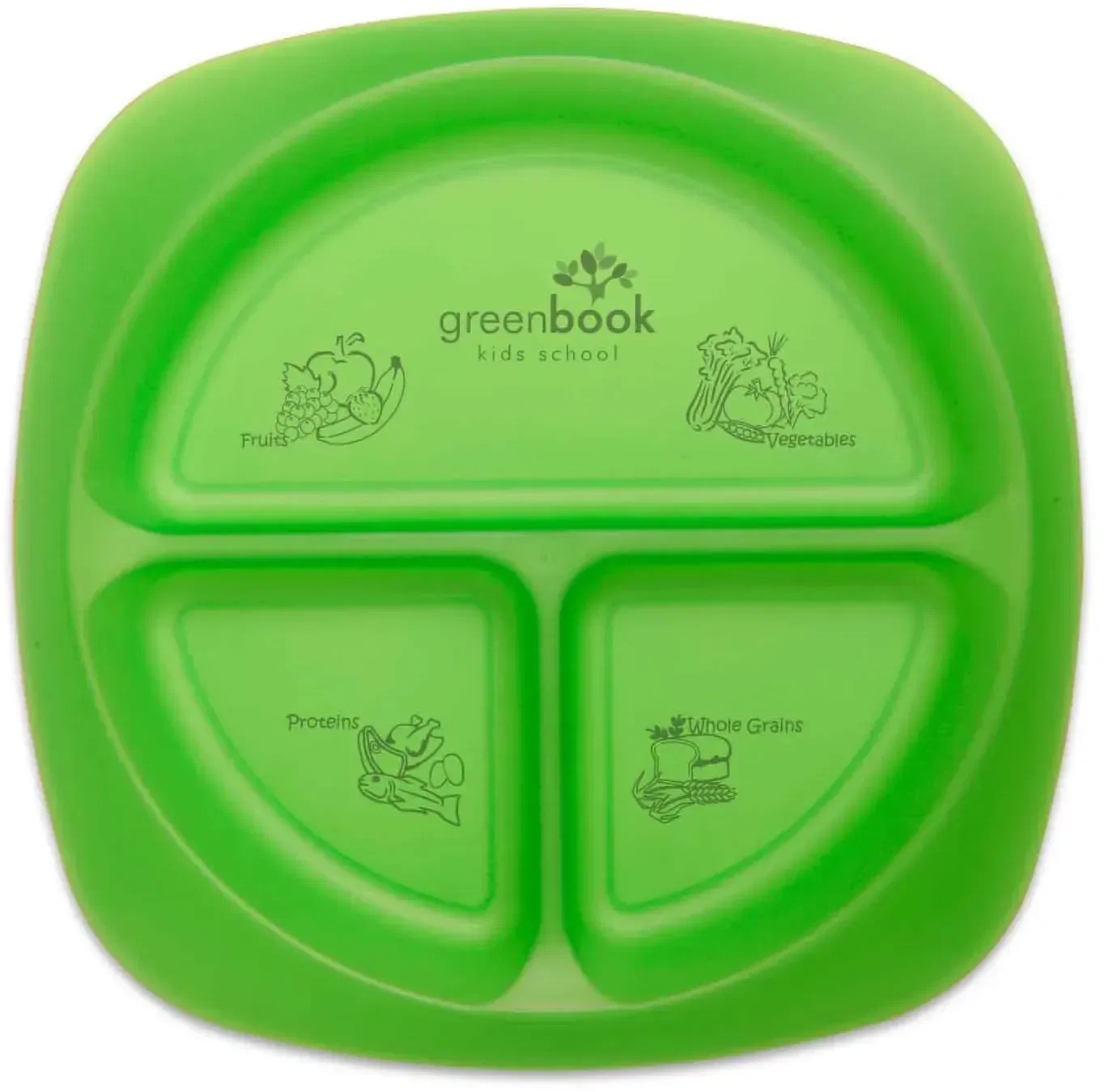 Custom Kids Portion Plate — view 2