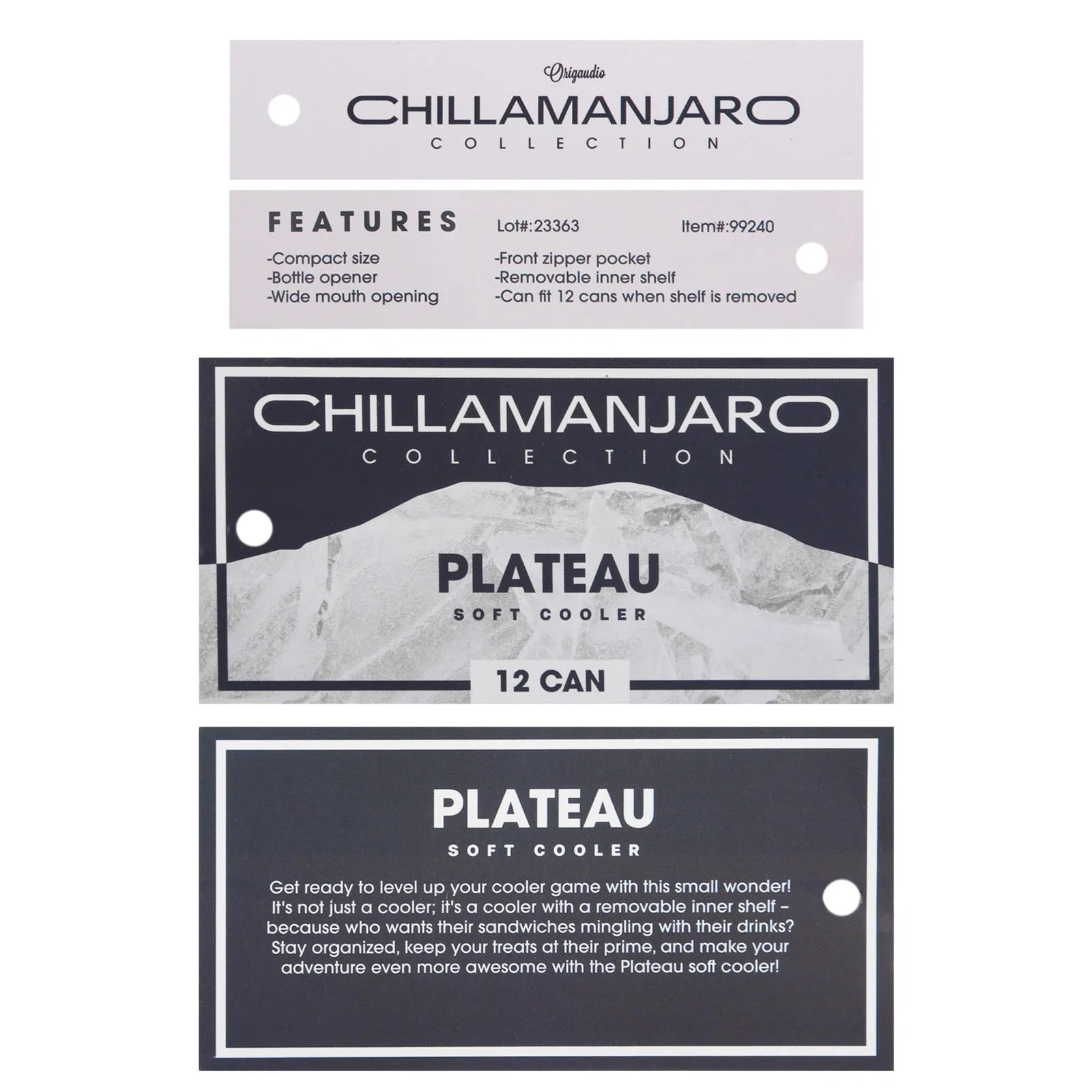 Chillamanjaro™ 12 Can Plateau Cooler Bag — view 10