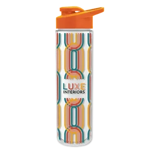 Chiller Insulated Bottle with Drink-Thru Lid and Full-Color Insert (16 oz.)