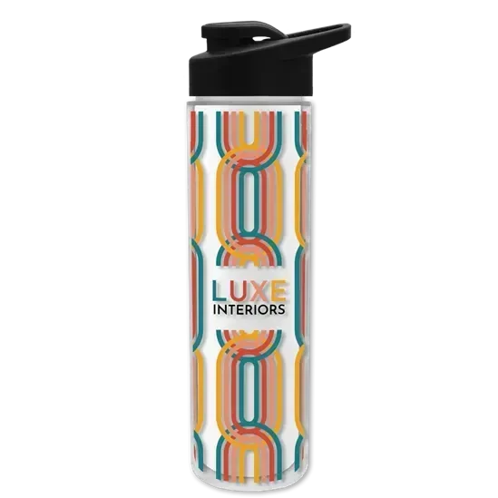 Chiller Insulated Bottle with Drink-Thru Lid and Full-Color Insert (16 oz.) — view 4