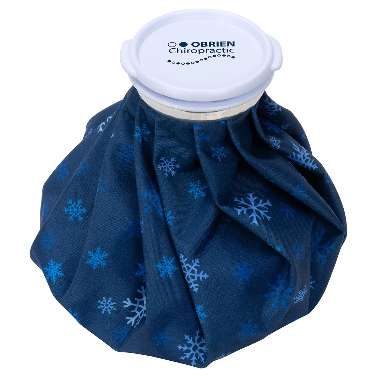 Custom Chiller Large Ice Bag, front view of the branded ice bag