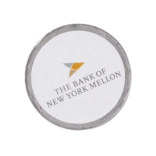 Chocolate Coin with Full-Color Custom Label — view 4