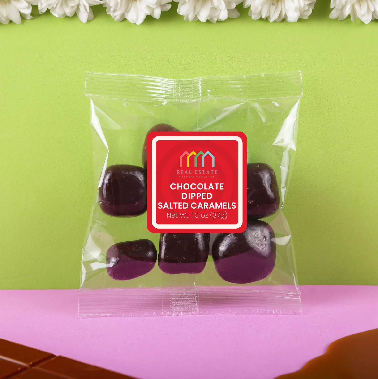 Chocolate Dipped Salted Caramels: Taster Packet