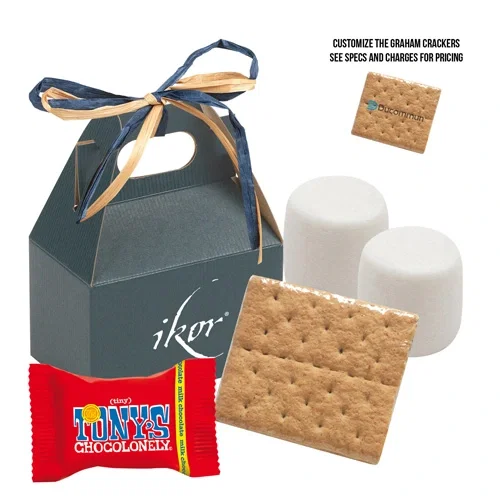 Chocolonely® S'mores Kit in Mini Gable Box — view 2