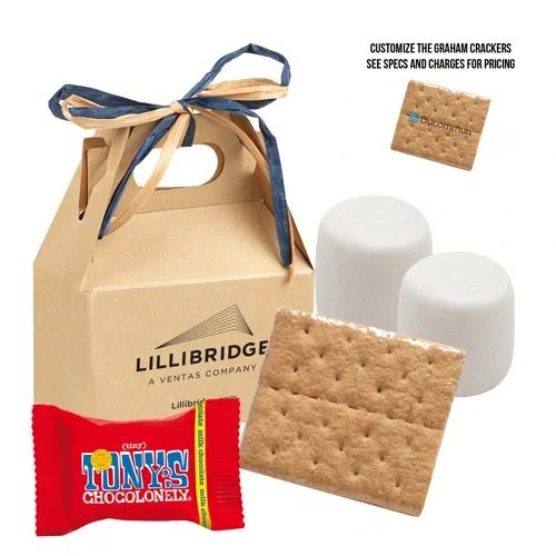 Chocolonely® S'mores Kit in Mini Gable Box — view 4